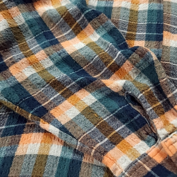 Anthropologie Pilcro Hadley Relaxed Plaid Button Down sz Lp - Picture 8 of 8